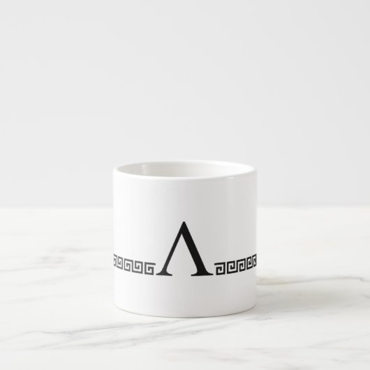 Tasse Expresso Monogramme grec (Devant)