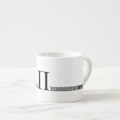 Tasse Expresso Monogramme grec (Devant droit)
