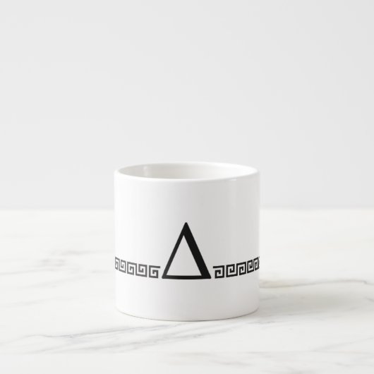 Tasse Expresso Monogramme grec (Devant)