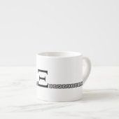 Tasse Expresso Monogramme grec (Devant droit)