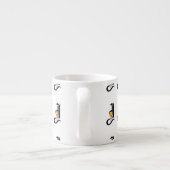 Tasse Expresso Monogramme J  (Dos)