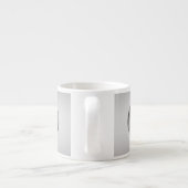 Tasse Expresso Monogramme "Lettre L" (Dos)