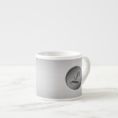 Tasse Expresso Monogramme "Lettre L" (Devant droit)