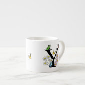 Tasse Expresso Monogramme papillon floral lettre Y     (Devant droit)