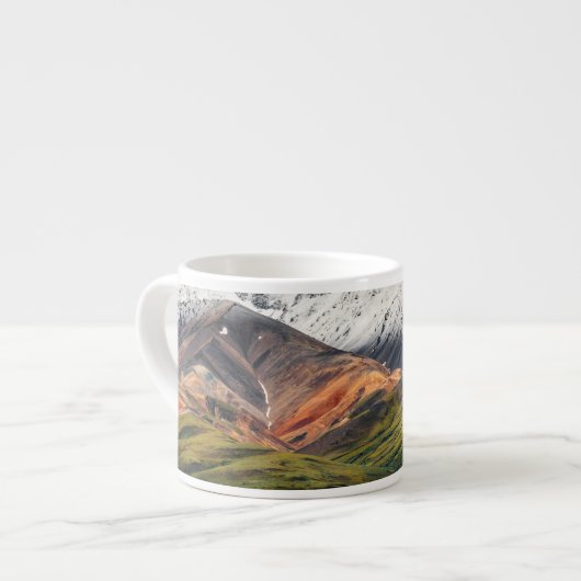 Tasse Expresso Montagne polychrome, Denali NP, Alaska (Devant gauche)