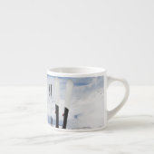 Tasse Expresso Montagnes et équipement de ski (Droite)