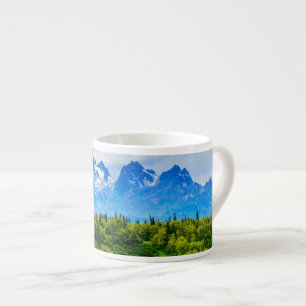 Tasse Expresso Montagnes majestueuses de l'Alaska