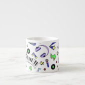 Tasse Expresso Montez la musique (Devant)