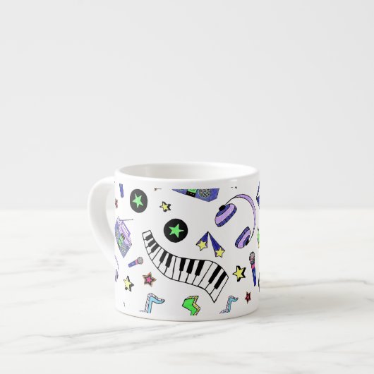 Tasse Expresso Montez la musique (Devant gauche)