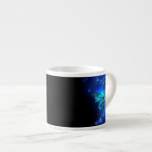 Tasse Expresso Morpho Butterfly in the Dark Background (Devant droit)