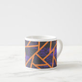 Tasse Expresso Mosaïque d'Halloween (Devant droit)