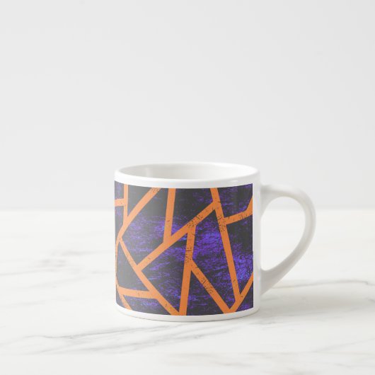 Tasse Expresso Mosaïque d'Halloween (Droite)