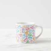 Tasse Expresso Motif 2 d'aliments de préparation rapide (Droite)