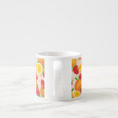 Tasse Expresso Motif abstrait avec la fraise (Dos)
