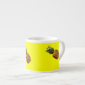 Tasse Expresso motif ananas (Devant droit)