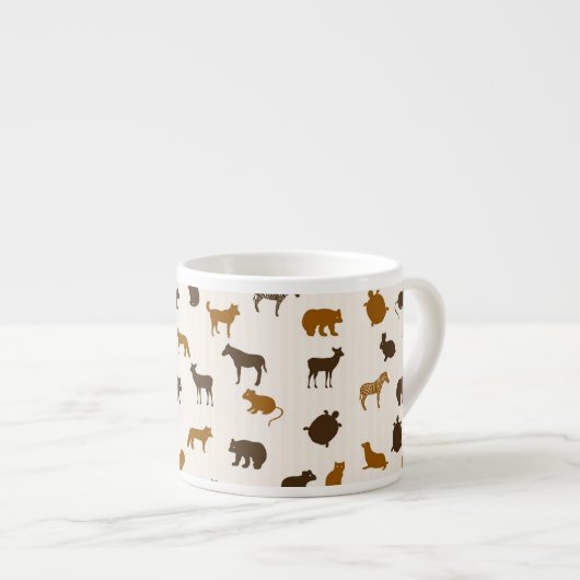 Tasse Expresso Motif animal 1 (Devant droit)
