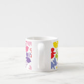 Tasse Expresso motif avec des lapins de Pâques (Dos)