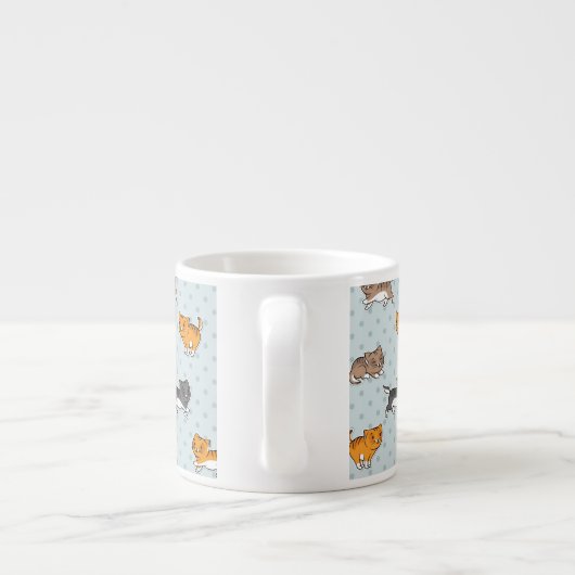 Tasse Expresso motif avec les chats drôles (Dos)