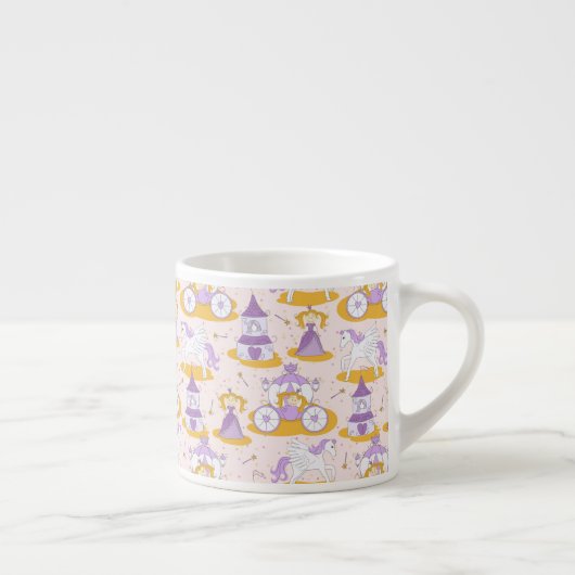 Tasse Expresso motif avec une princesse (Droite)