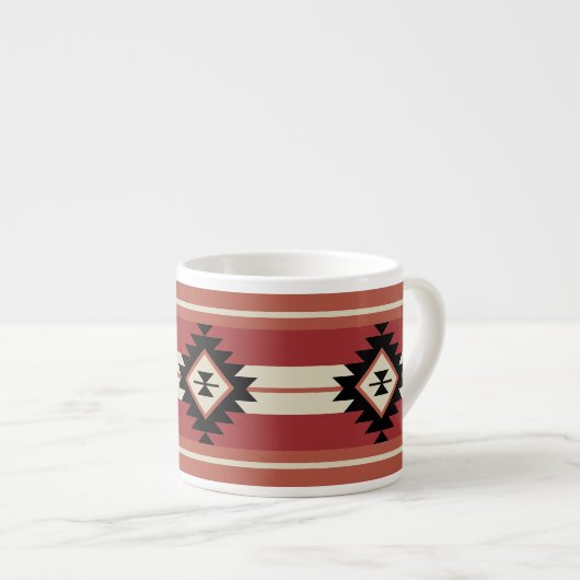 Tasse Expresso Motif Aztec (Devant droit)