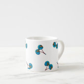 Tasse Expresso Motif Blue Cherry (Devant droit)