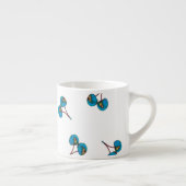 Tasse Expresso Motif Blue Cherry (Droite)