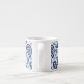 Tasse Expresso Motif Blue Paisley (Dos)