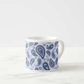Tasse Expresso Motif Blue Paisley (Devant droit)