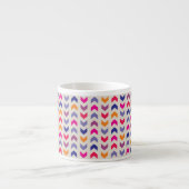 Tasse Expresso Motif coloré aztèque de Chevron (Devant)