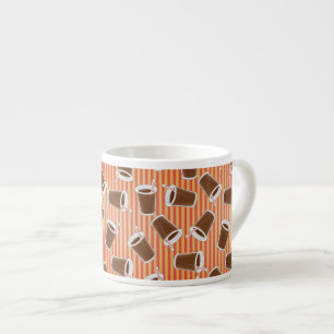 Tasse Expresso Motif d'aliments de préparation rapide