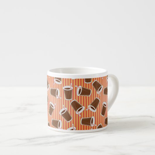 Tasse Expresso Motif d'aliments de préparation rapide (Devant droit)