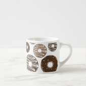 Tasse Expresso Motif de beignes, beignets de chocolat, beignets d (Droite)