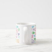 Tasse Expresso motif de chat (Dos)