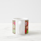 Tasse Expresso Motif de cuisine de fruit (Dos)