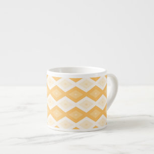 Tasse Expresso Motif de diamant jaune
