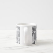 Tasse Expresso Motif de diamant - polygone abstrait (Dos)