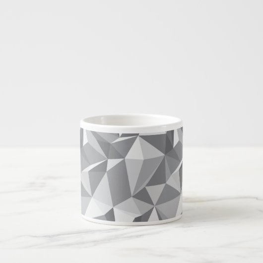Tasse Expresso Motif de diamant - polygone abstrait (Devant)