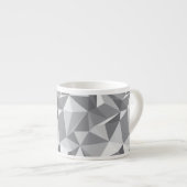 Tasse Expresso Motif de diamant - polygone abstrait (Devant droit)