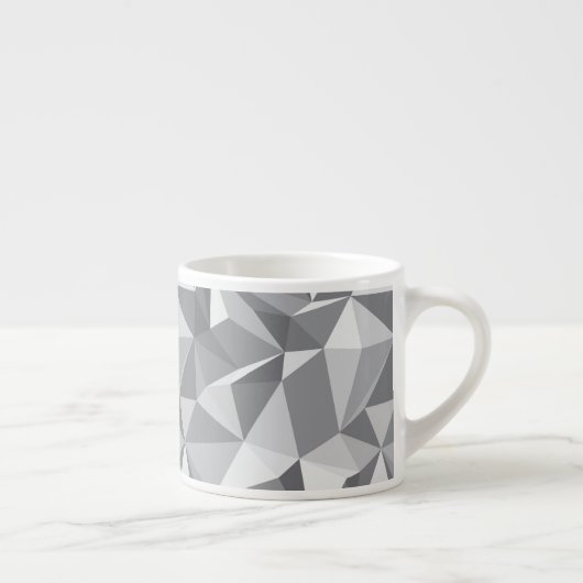 Tasse Expresso Motif de diamant - polygone abstrait (Droite)