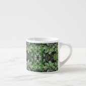 Tasse Expresso Motif de feuille d'hévéa (Droite)
