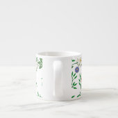 Tasse Expresso Motif de fleurs (Dos)