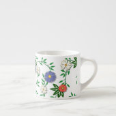 Tasse Expresso Motif de fleurs (Droite)