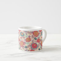 Motif de fleurs et de feuille de pivoine