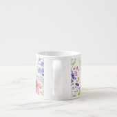 Tasse Expresso Motif de fleurs sauvages (Dos)