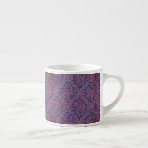 Tasse Expresso Motif de fleurs violettes