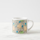 Tasse Expresso Motif de fruits (Droite)