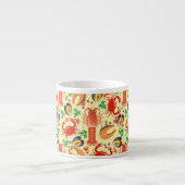 Tasse Expresso Motif de fruits de mer (Devant)