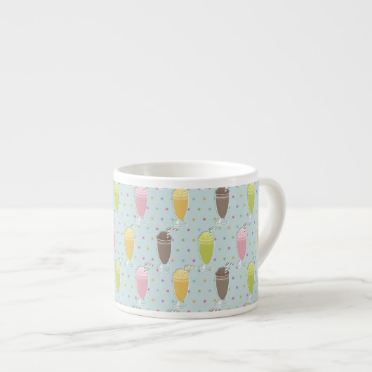 Tasse Expresso Motif de milkshake (Devant droit)