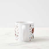Tasse Expresso Motif de Noël rétro (Dos)