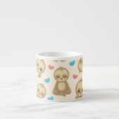Tasse Expresso Motif De Parfums, Mignons Parfums, Coeurs (Devant)